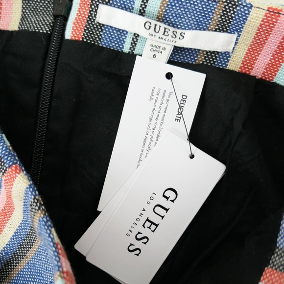 guess ∙ silas striped miniskirt - Picture 4 of 7